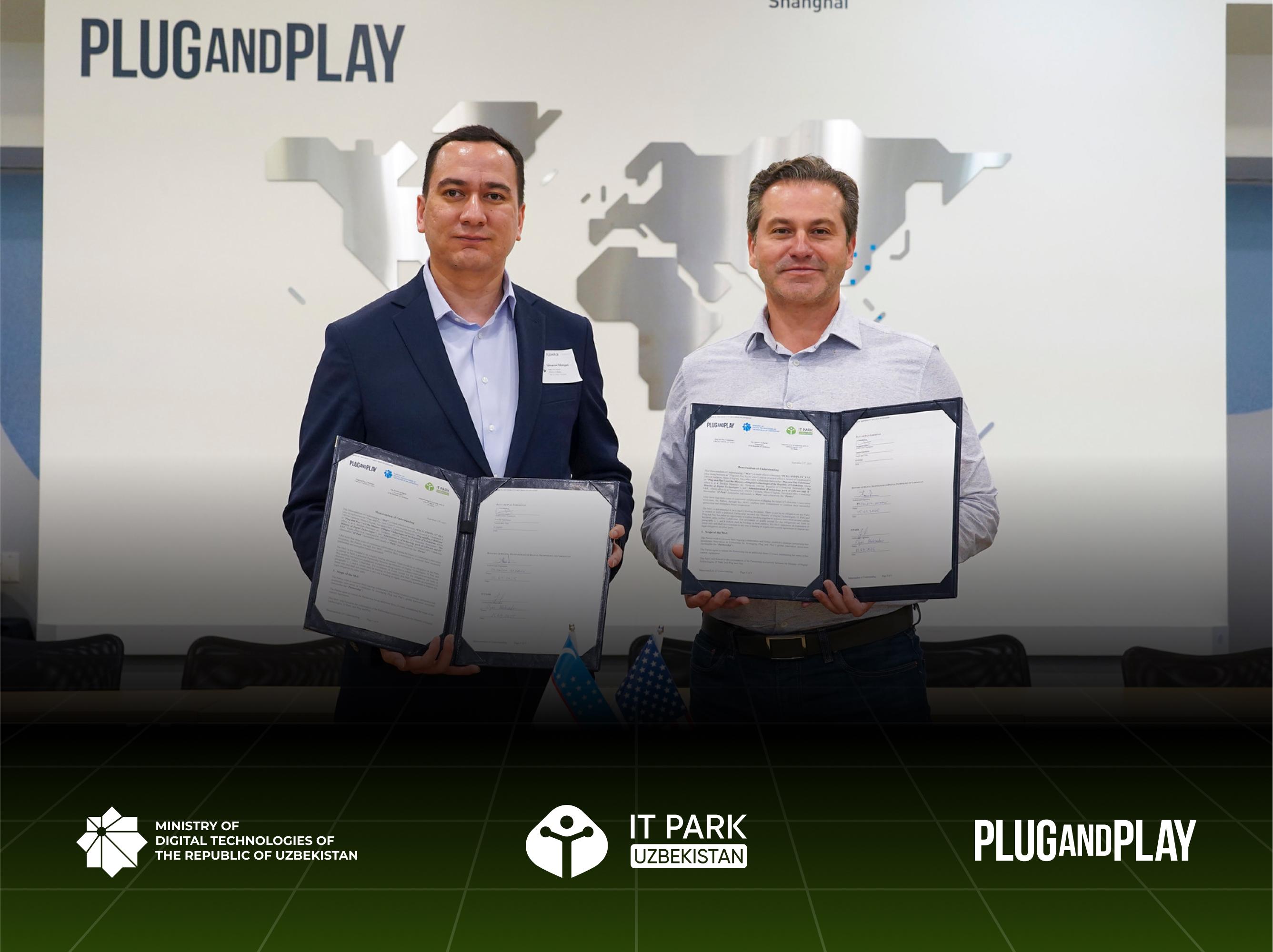 IT Park Uzbekistan and Plug and Play Tech Center signed a memorandum on strategic cooperation