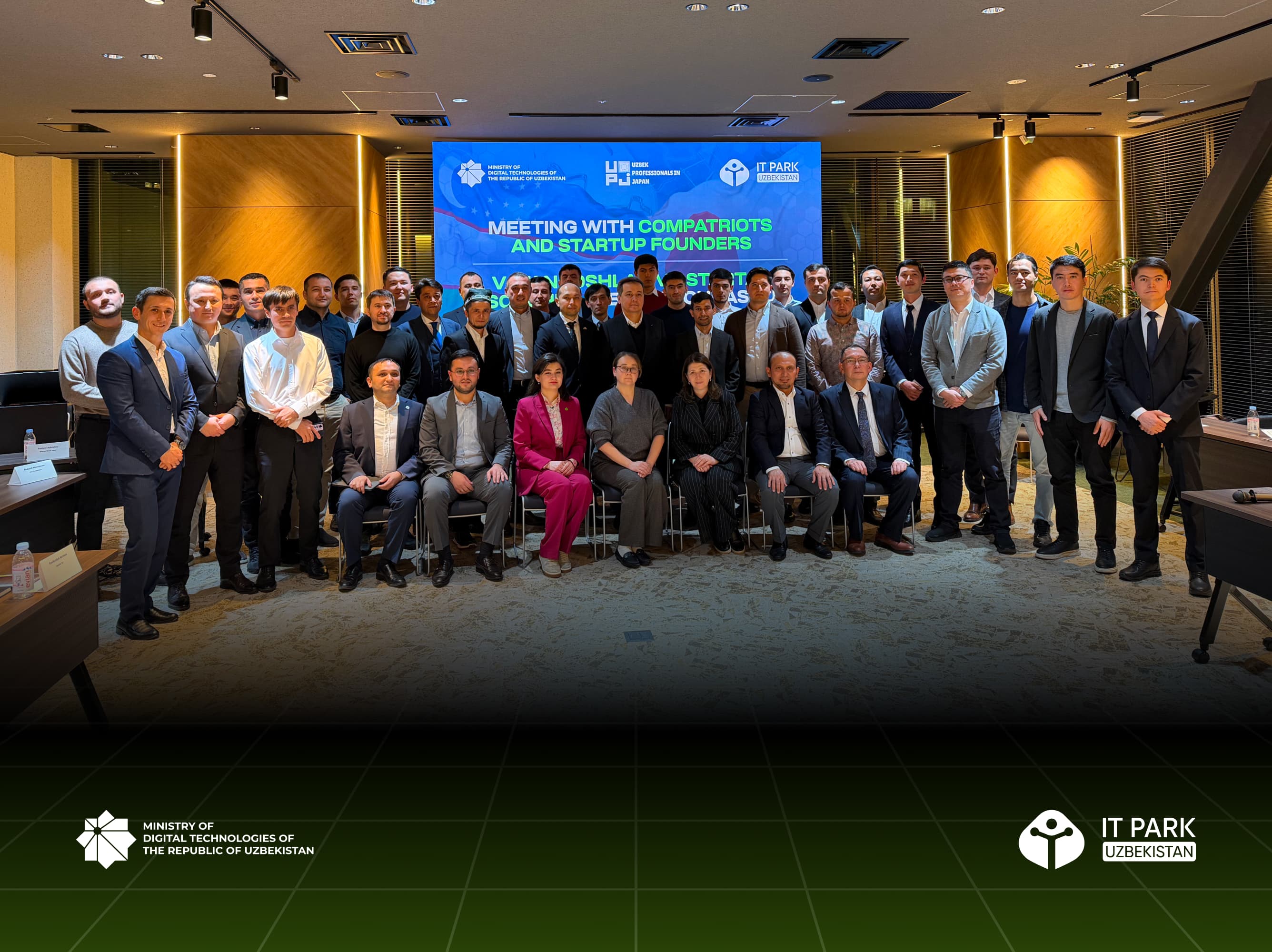 Meeting held in Tokyo with Uzbek compatriots and startup founders