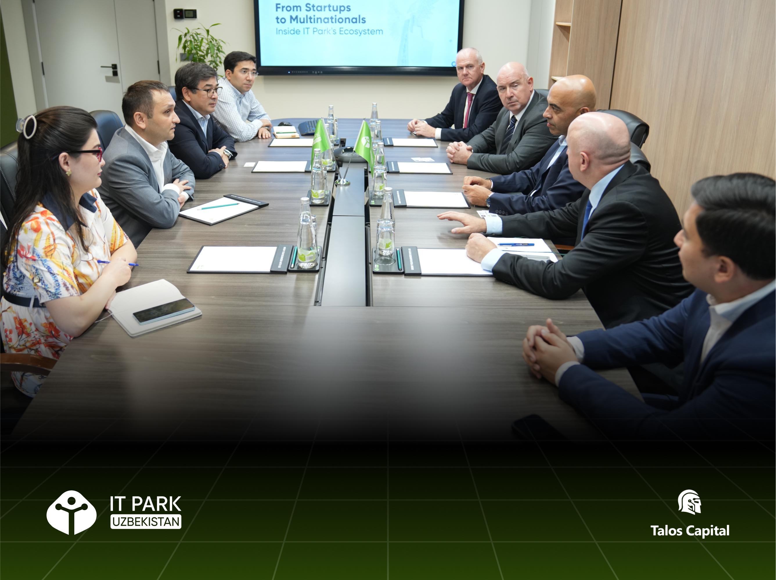 Talos Capital explored cooperation with Uzbekistan in the field of AI