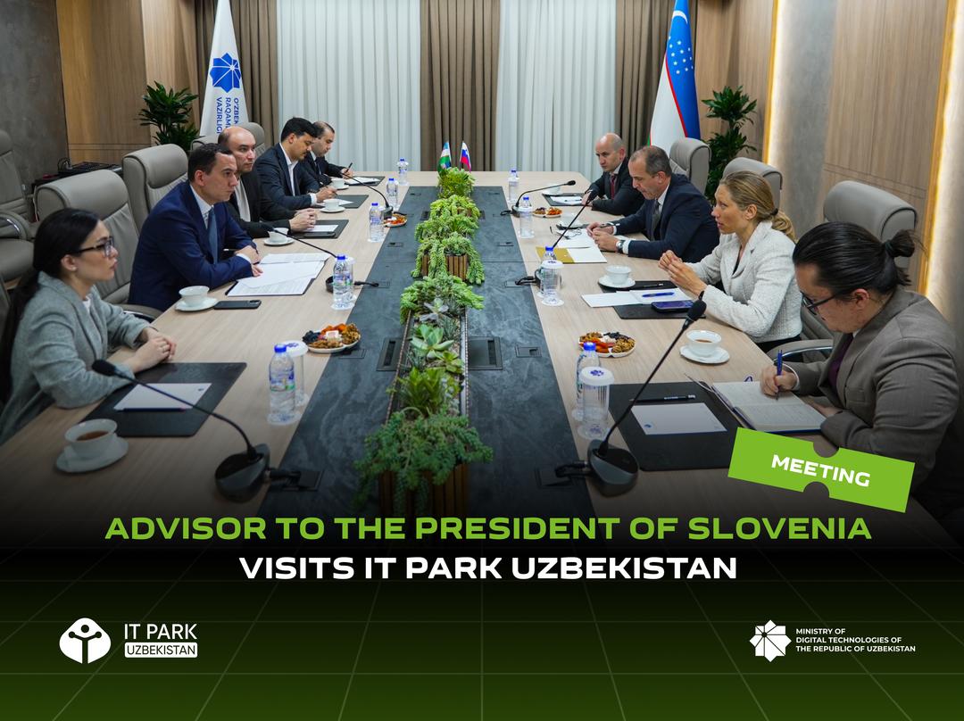 Advisor to the President of Slovenia Visits IT Park Uzbekistan
