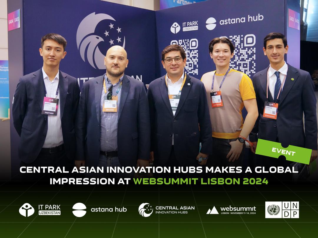Central Asian Innovation Hubs Makes a Global Impression at WebSummit Lisbon 2024