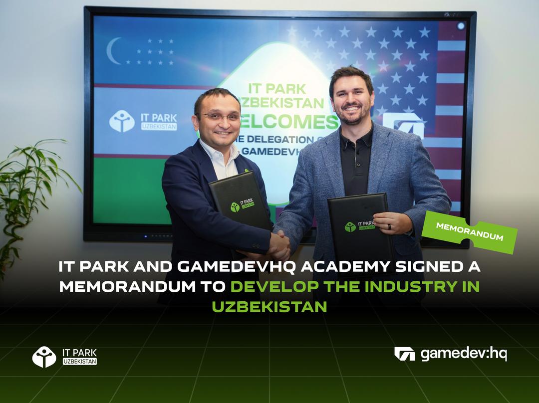 IT Park and GameDevHQ Academy Signed a Memorandum to Develop the Industry in Uzbekistan