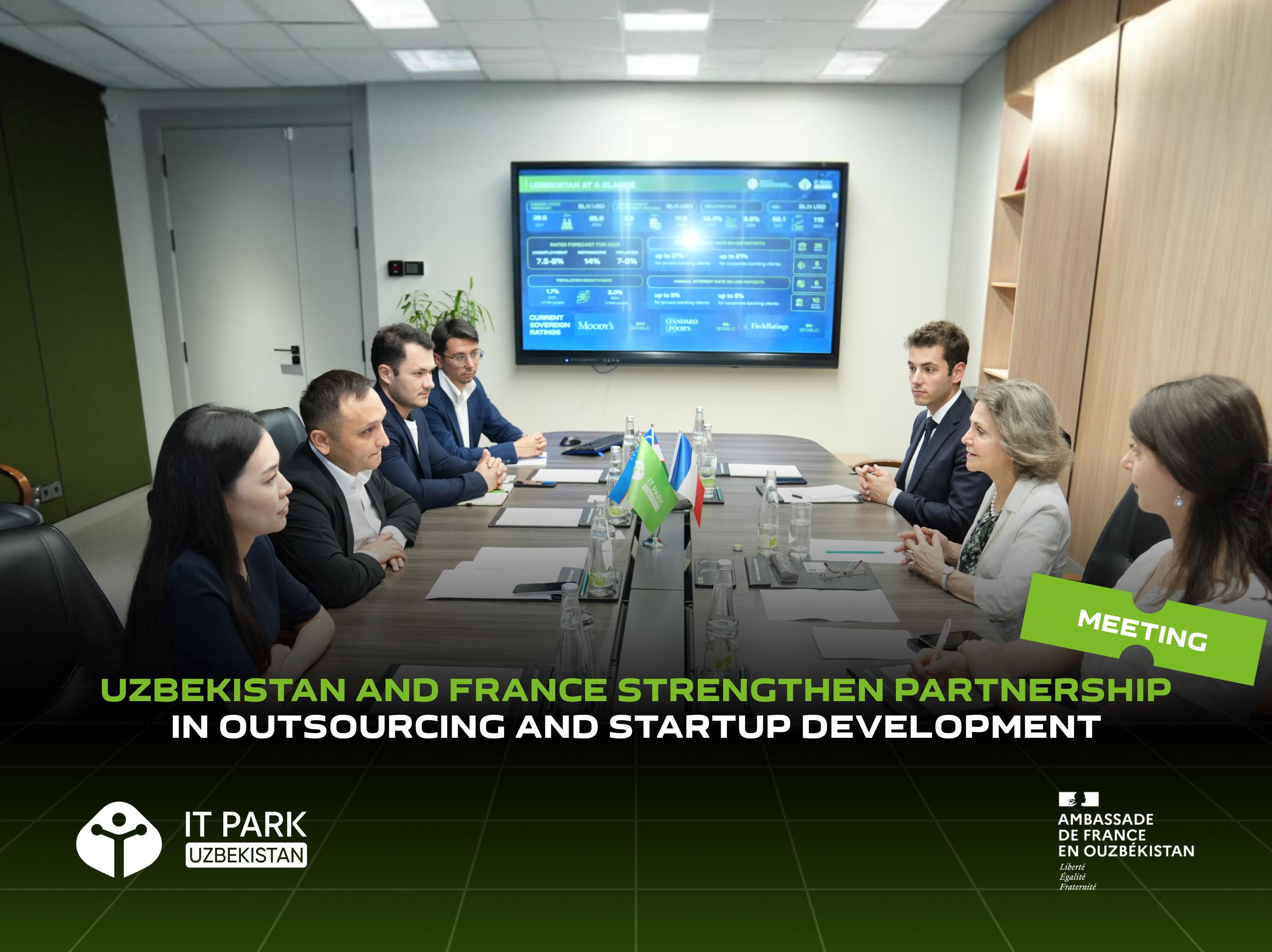 Uzbekistan and France strengthen partnership in outsourcing and startup development
