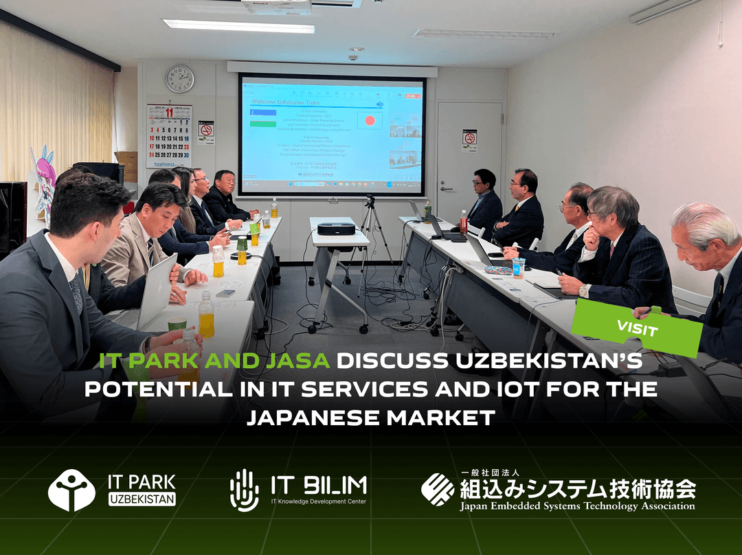 IT Park and JASA Discuss Uzbekistan’s Potential in IT Services and IoT for the Japanese Market