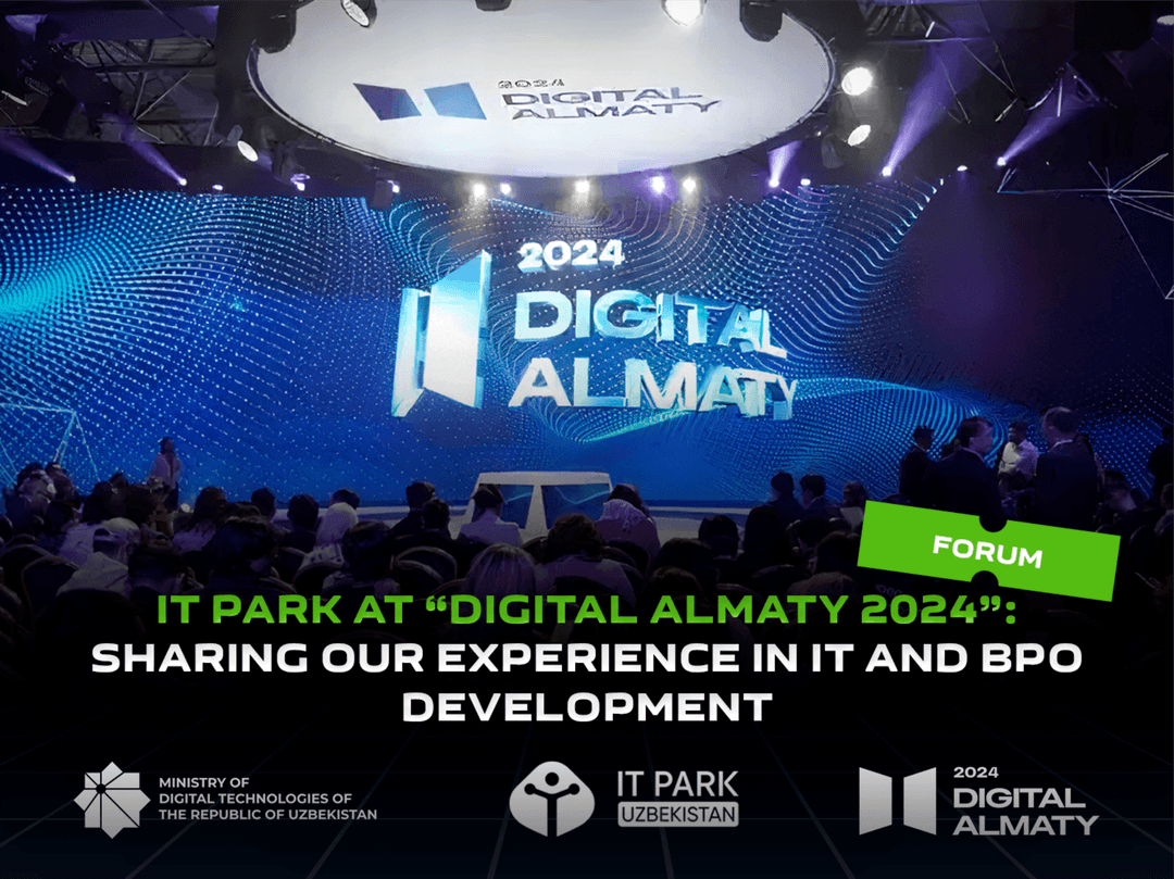 IT Park at “Digital Almaty 2024”: sharing our experience in IT and BPO development