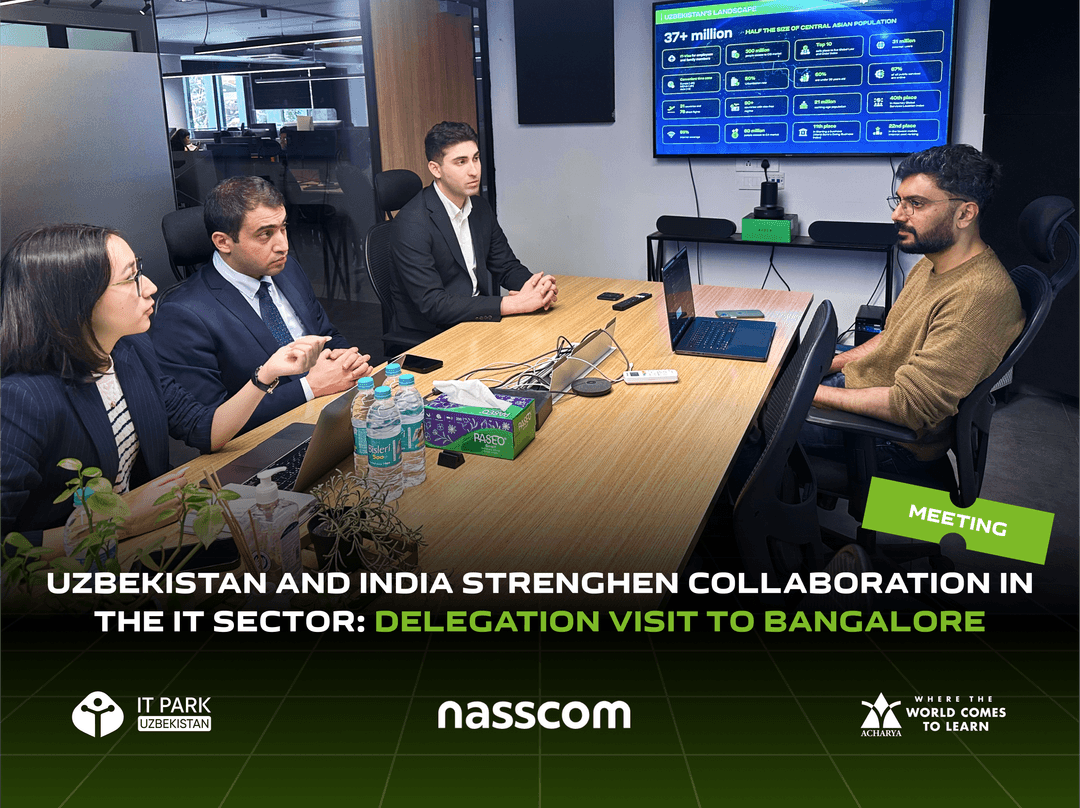 Uzbekistan and India Strenghen Collaboration in the IT Sector: Delegation Visit to Bangalore