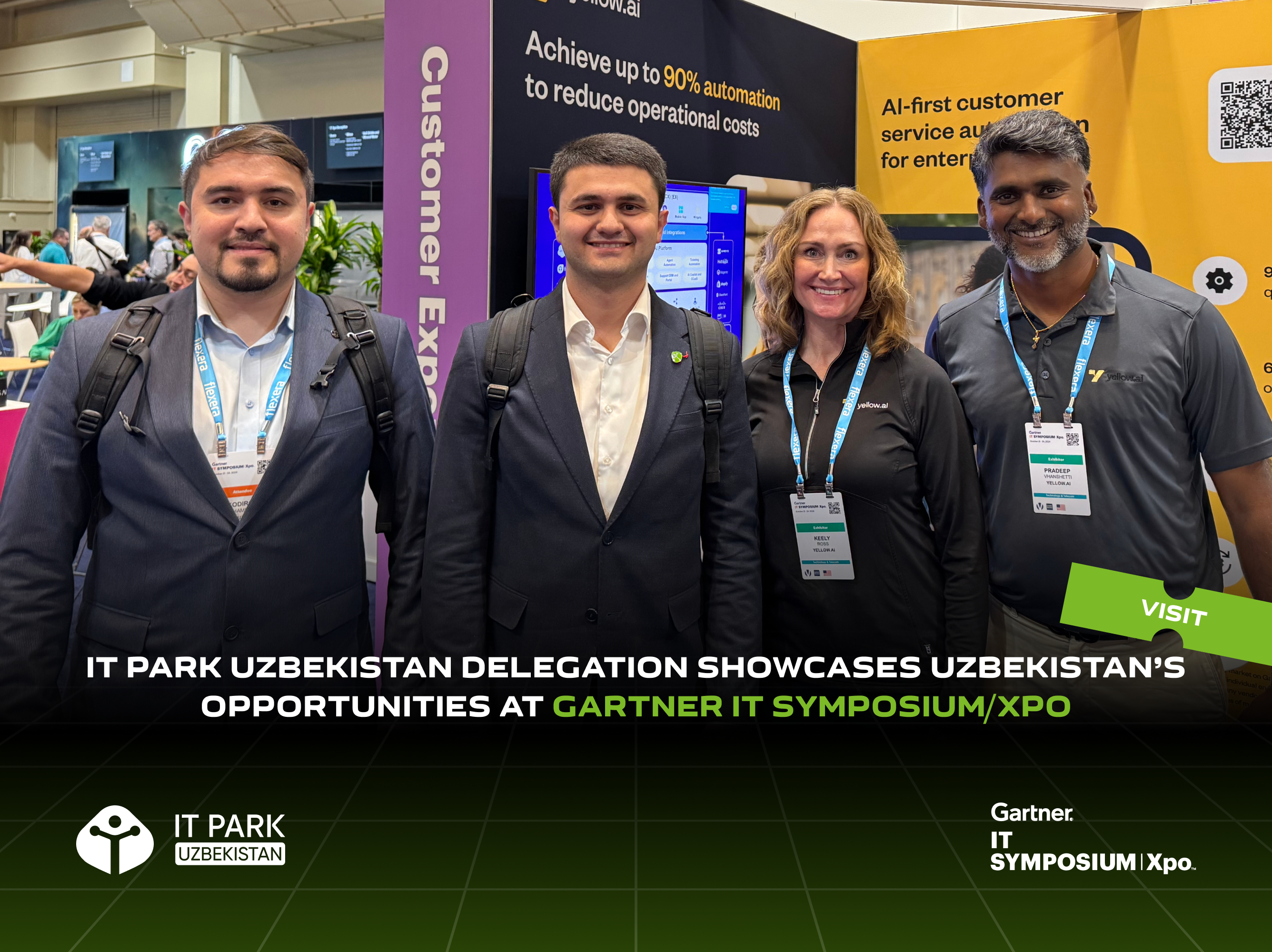 IT Park Uzbekistan Delegation Showcases Uzbekistan’s Opportunities at Gartner IT Symposium/Xpo