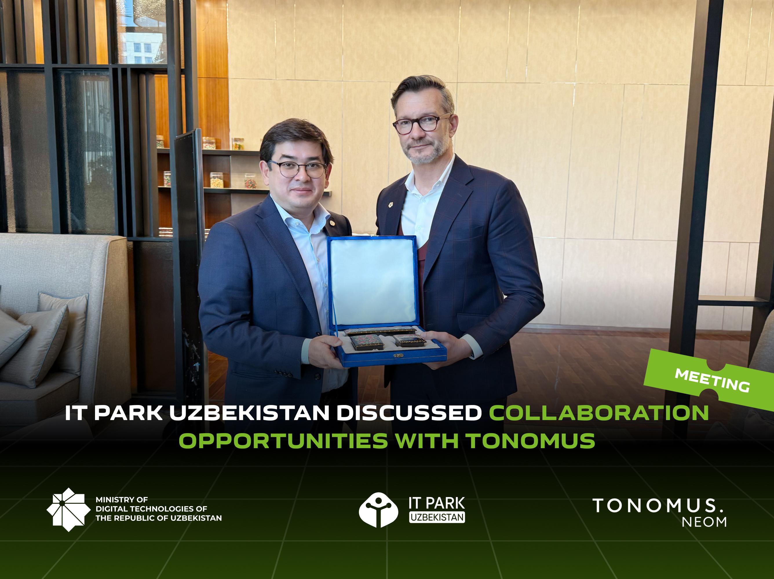 IT Park Uzbekistan Discussed Collaboration Opportunities with TONOMUS