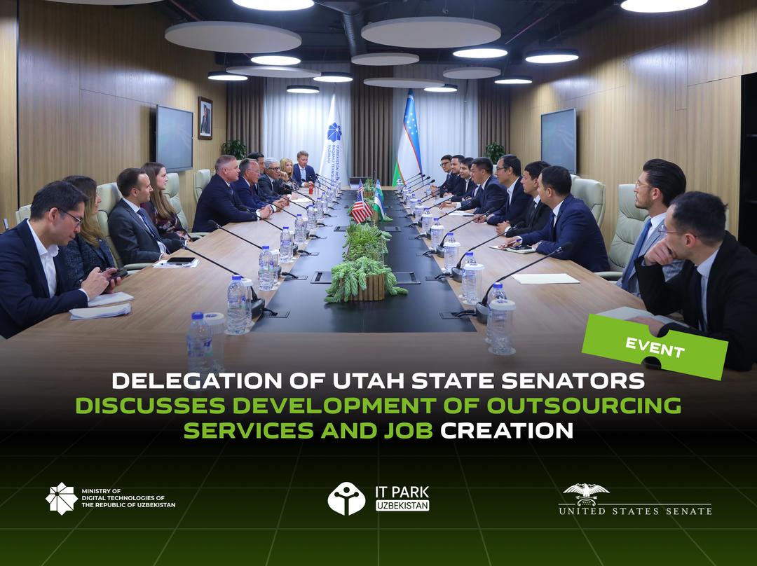 Delegation of Utah State Senators and Business Representatives Discusses Development of Outsourcing Services and Job Creation