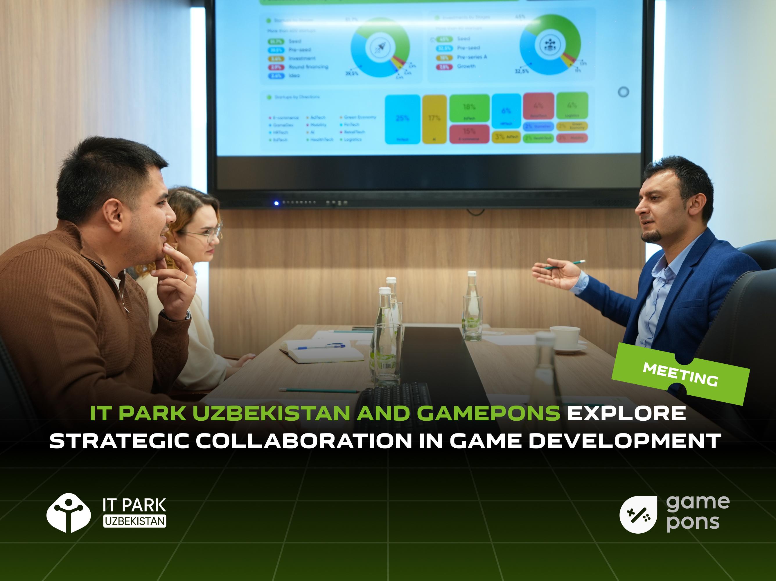 IT Park Uzbekistan and Gamepons Explore Strategic Collaboration in Game Development