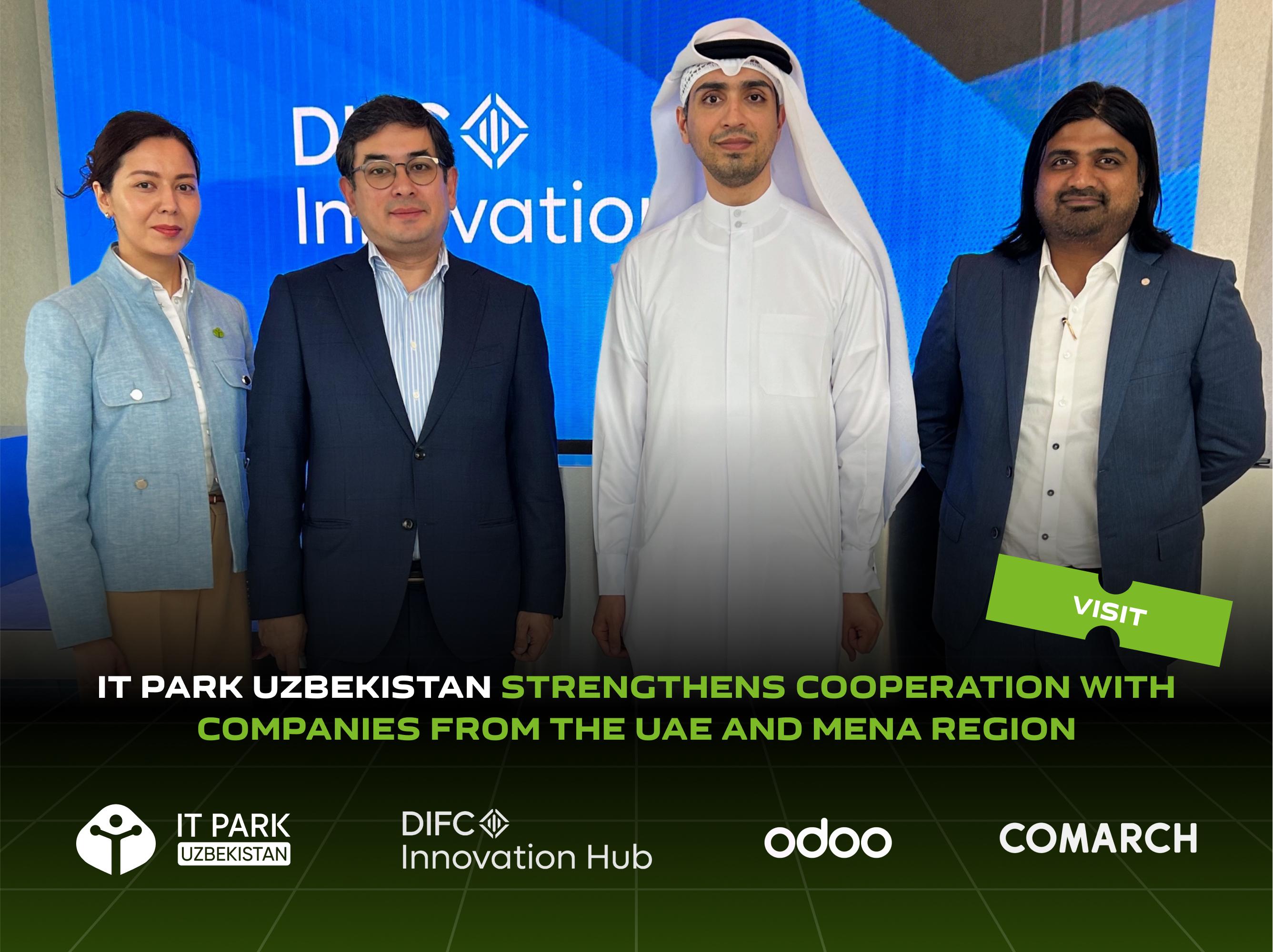 IT Park Uzbekistan Strengthens Cooperation with Companies from the UAE and MENA Region