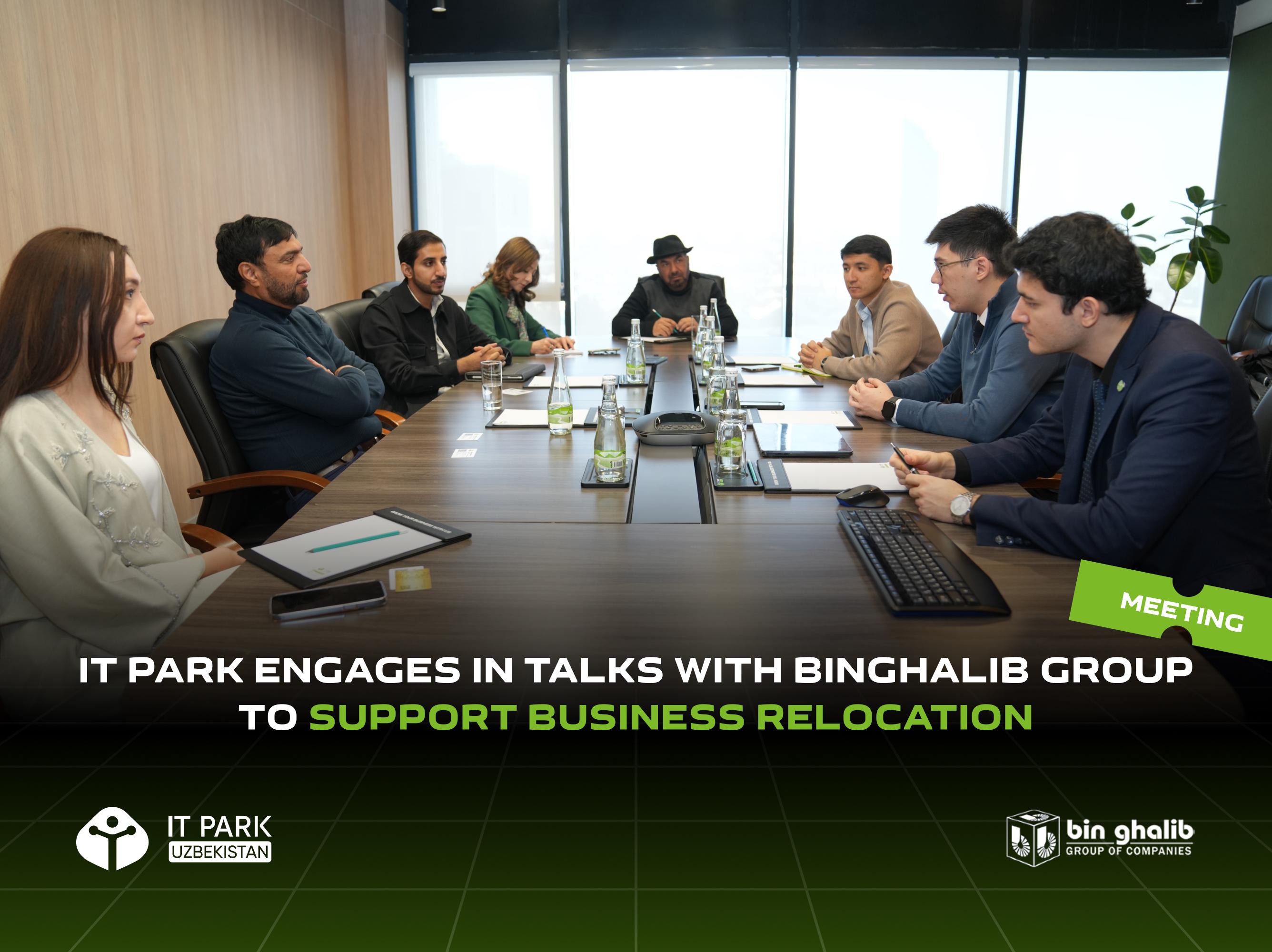 IT Park Engages in Talks with Binghalib Group to Support Business Relocation