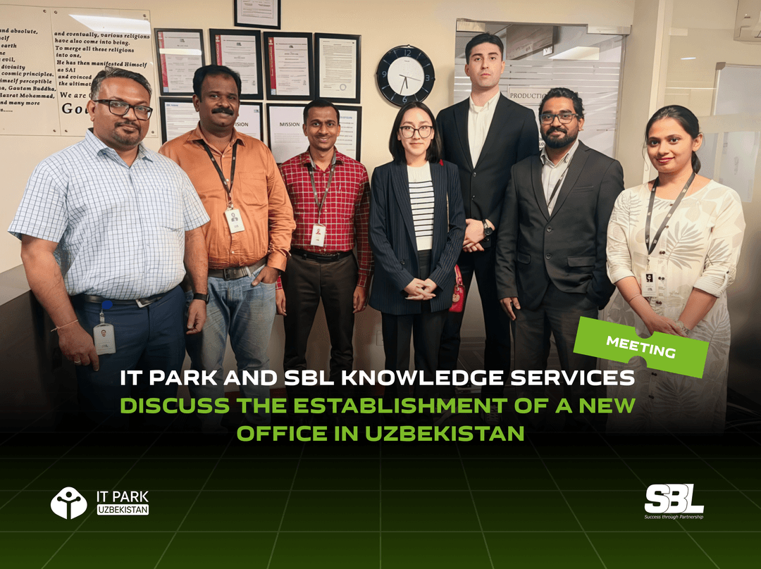 IT Park and SBL Knowledge Services Discuss the Establishment of a New Office in Uzbekistan