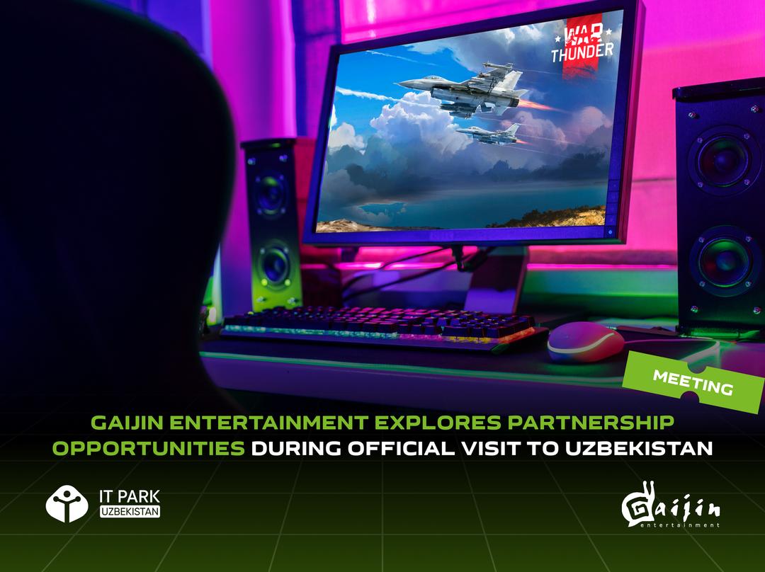 Gaijin Entertainment Explores Partnership Opportunities During Official Visit to Uzbekistan