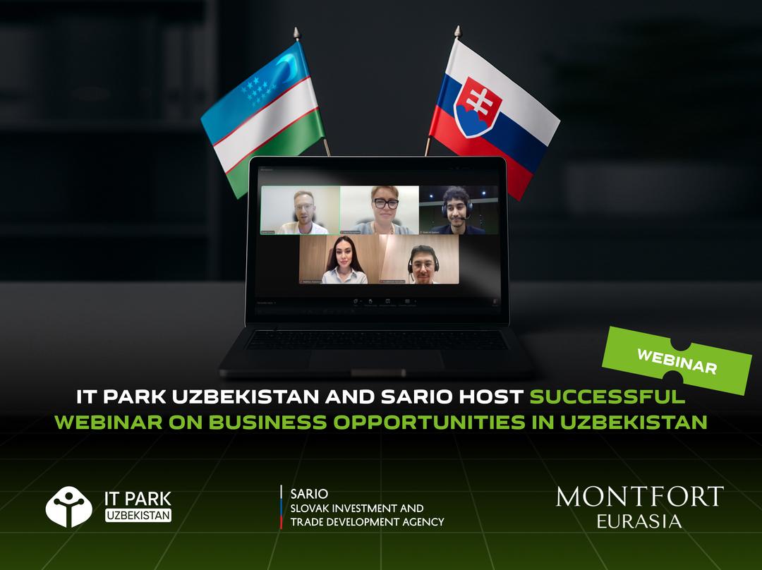 IT Park Uzbekistan and SARIO Host Successful Webinar on Business Opportunities in Uzbekistan