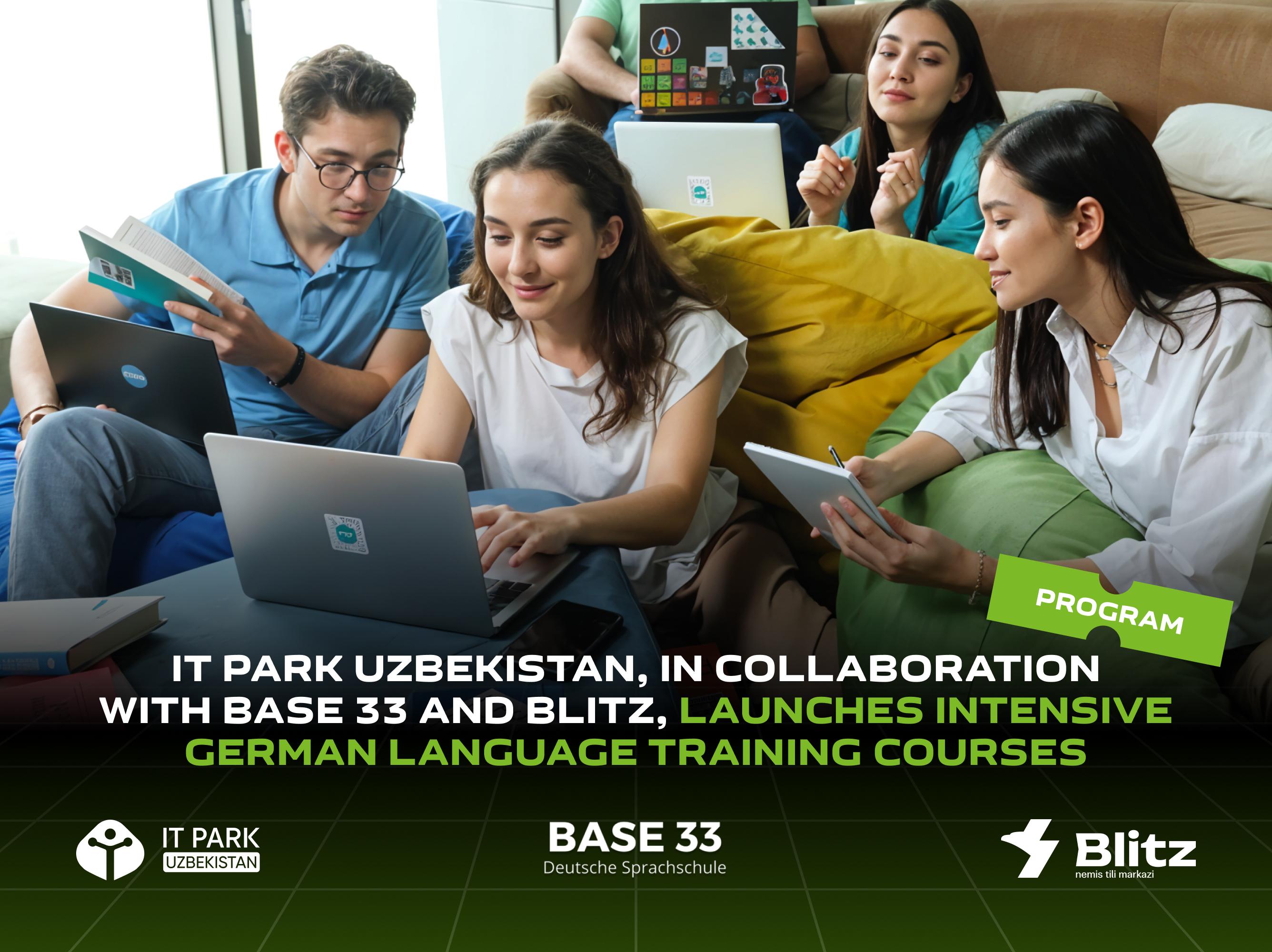 IT Park Uzbekistan launches intensive German language courses in collaboration with BASE 33 and Blitz
