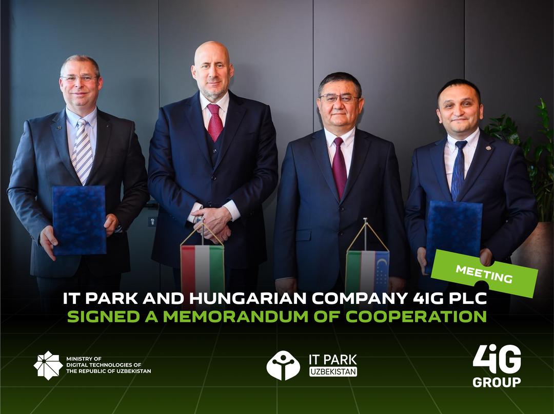 IT Park and Hungarian Technology Company 4iG Plc Sign Memorandum of Cooperation