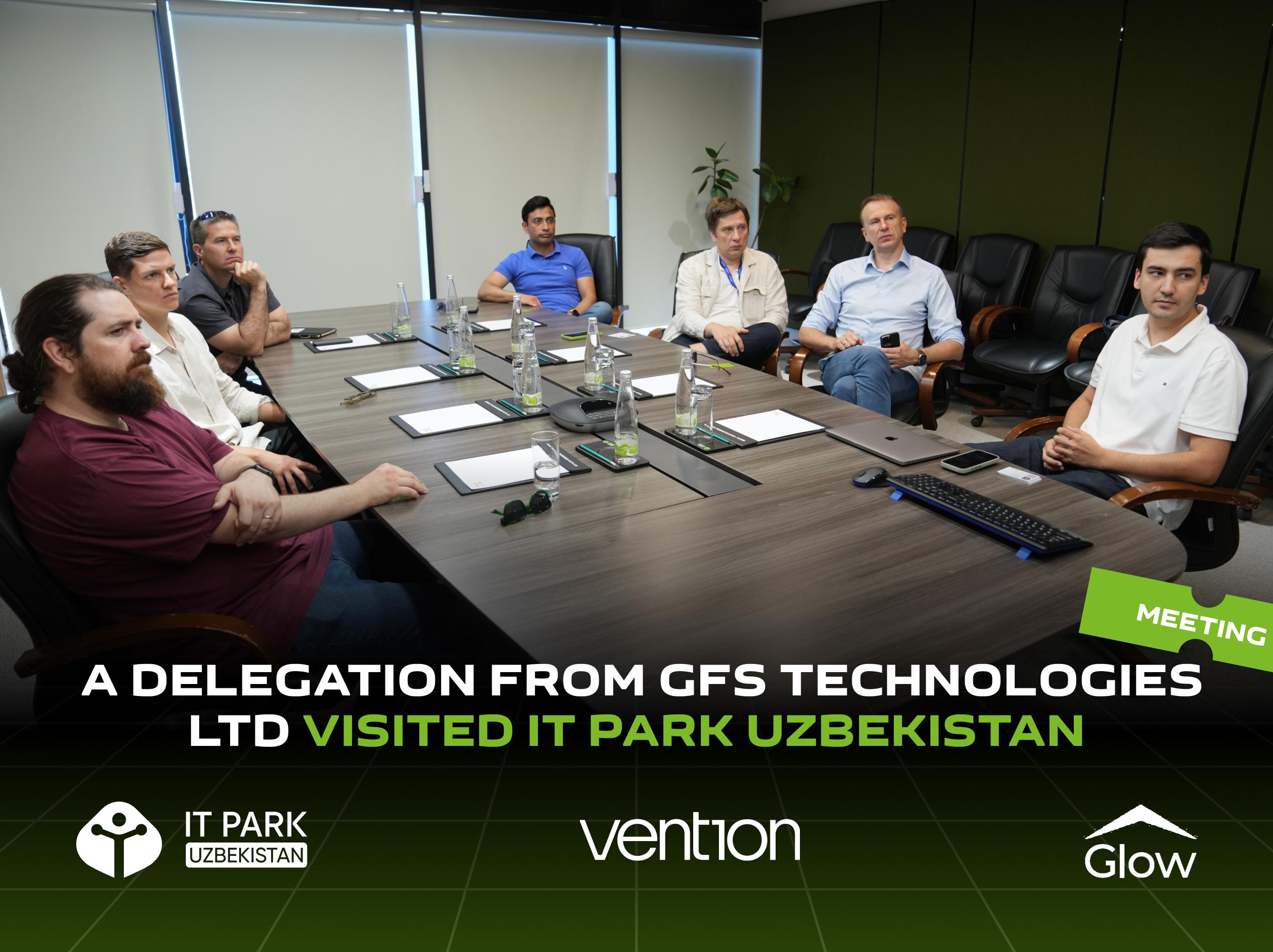 A delegation from GFS Technologies Ltd visited IT Park Uzbekistan