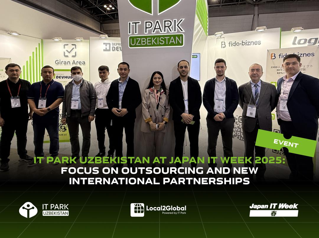IT Park Uzbekistan at Japan IT Week 2025: Focus on Outsourcing and New International Partnerships
