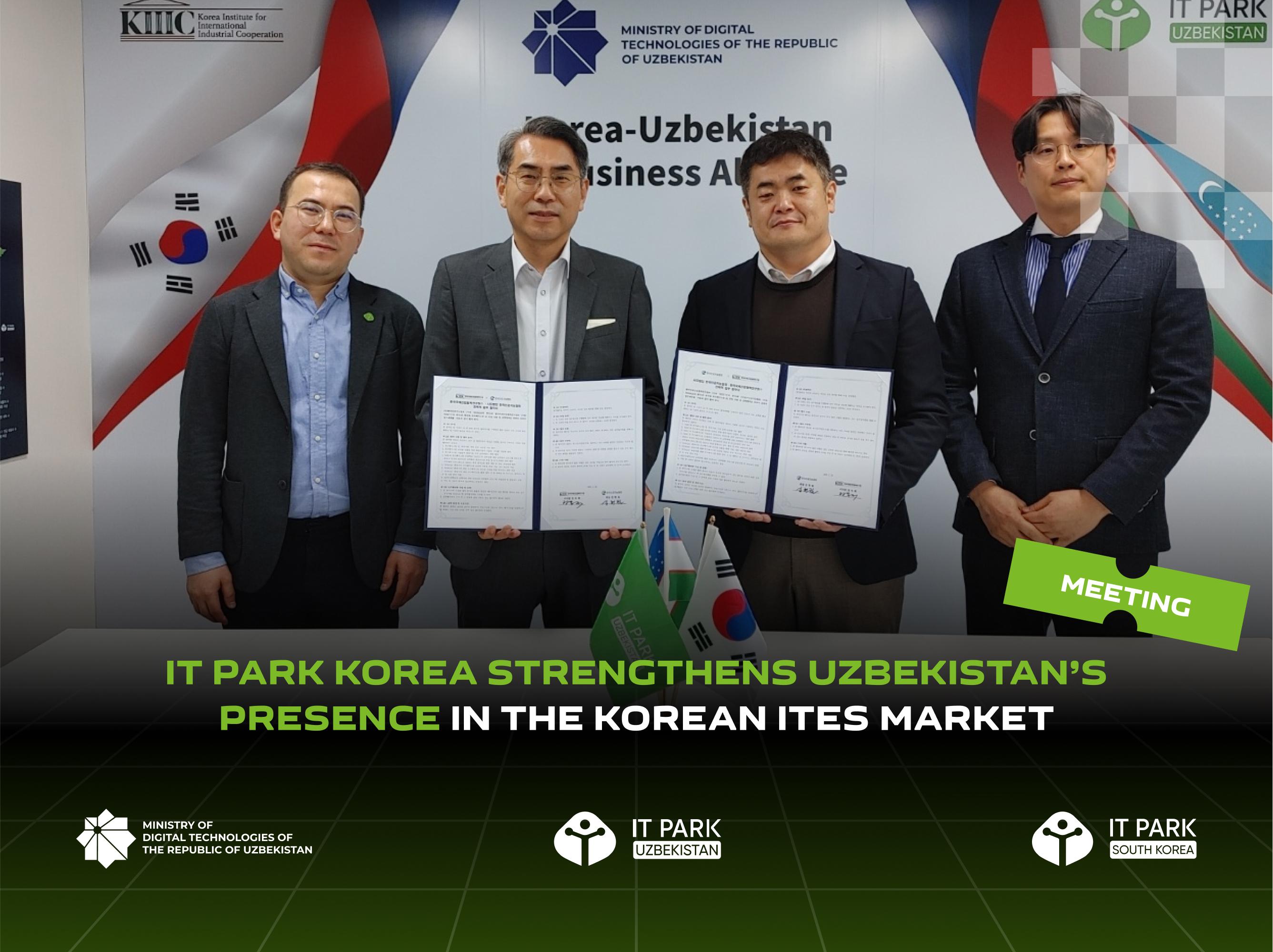 IT Park Korea Strengthens Uzbekistan’s Presence in the Korean ITes Market