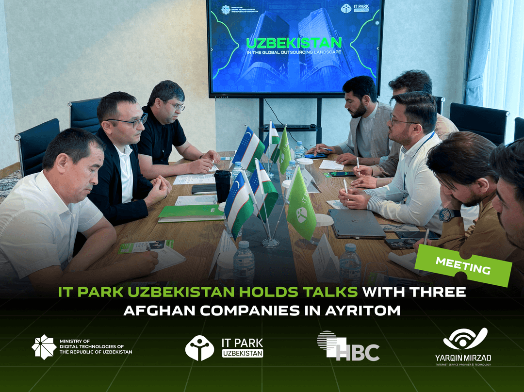 IT Park Uzbekistan Holds Talks with Three Afghan Companies in Ayritom