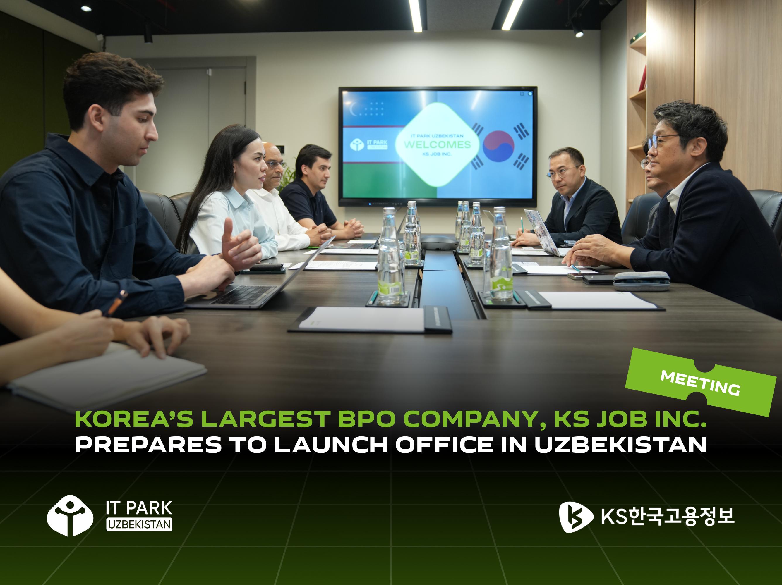 Korea’s largest BPO company KSJOB.Inc prepares to launch office in Uzbekistan