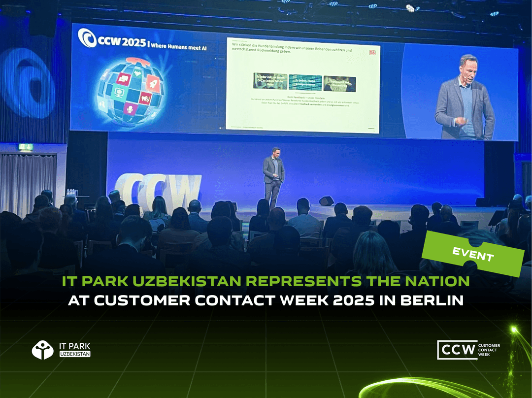 IT Park Uzbekistan Represents the Nation at Customer Contact Week 2025 in Berlin