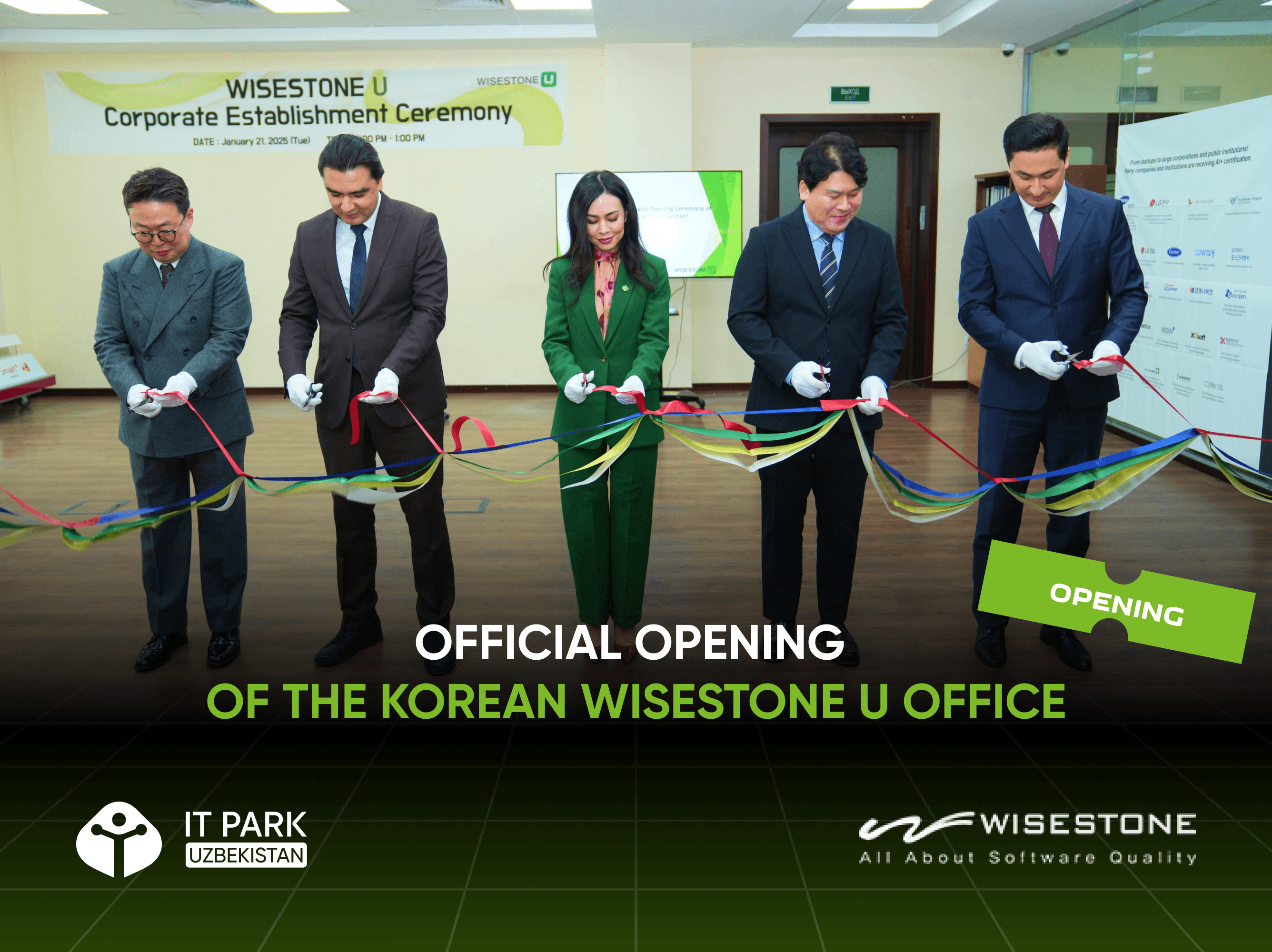 Official Opening of the Korean WISESTONE U Office