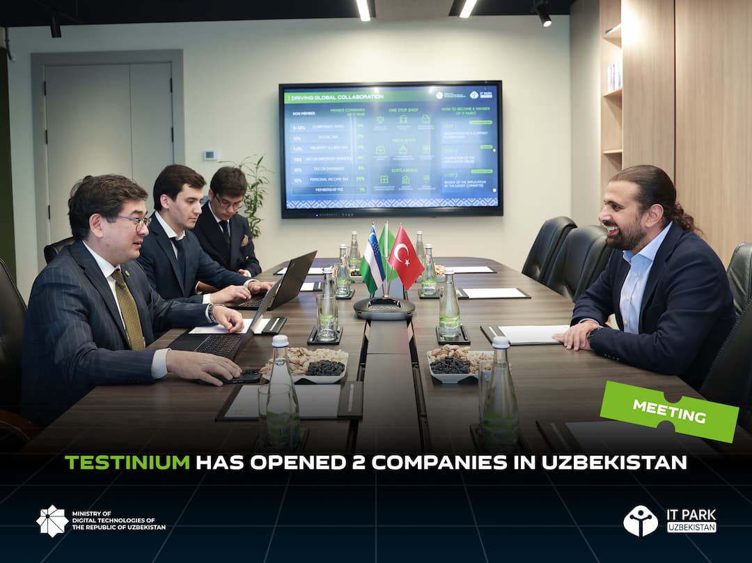 Testinium has opened 2 companies in Uzbekistan