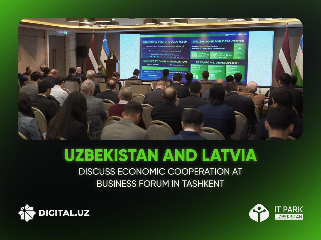 Uzbekistan and Latvia discuss development of economic cooperation at business forum in Tashkent