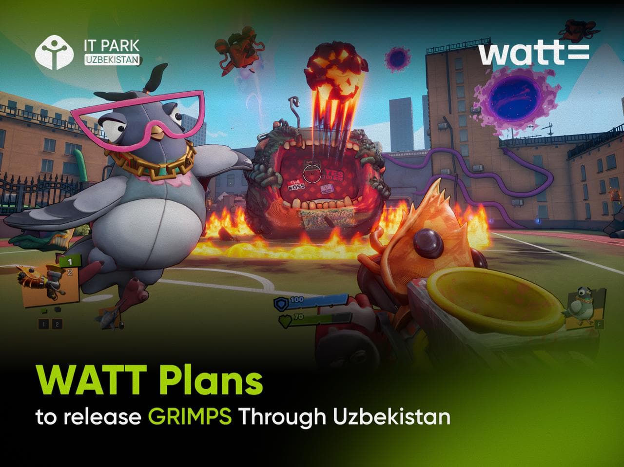 Game studio WATT launches GRIMPS project and plans to publish through Uzbekistan