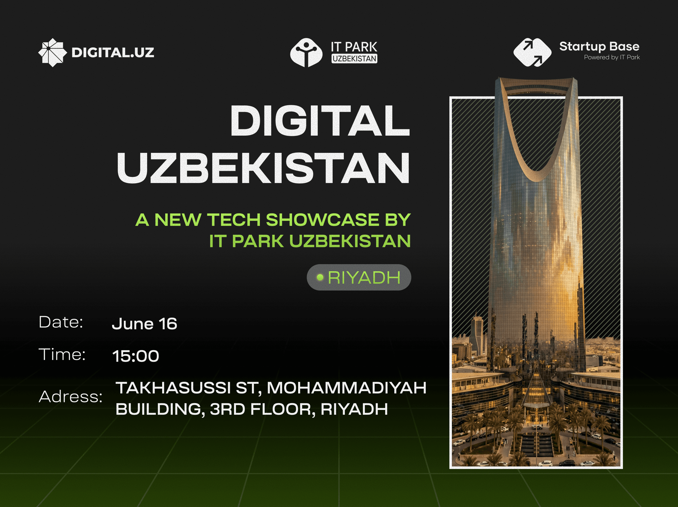 IT Park Uzbekistan to Host Digital Uzbekistan in Riyadh