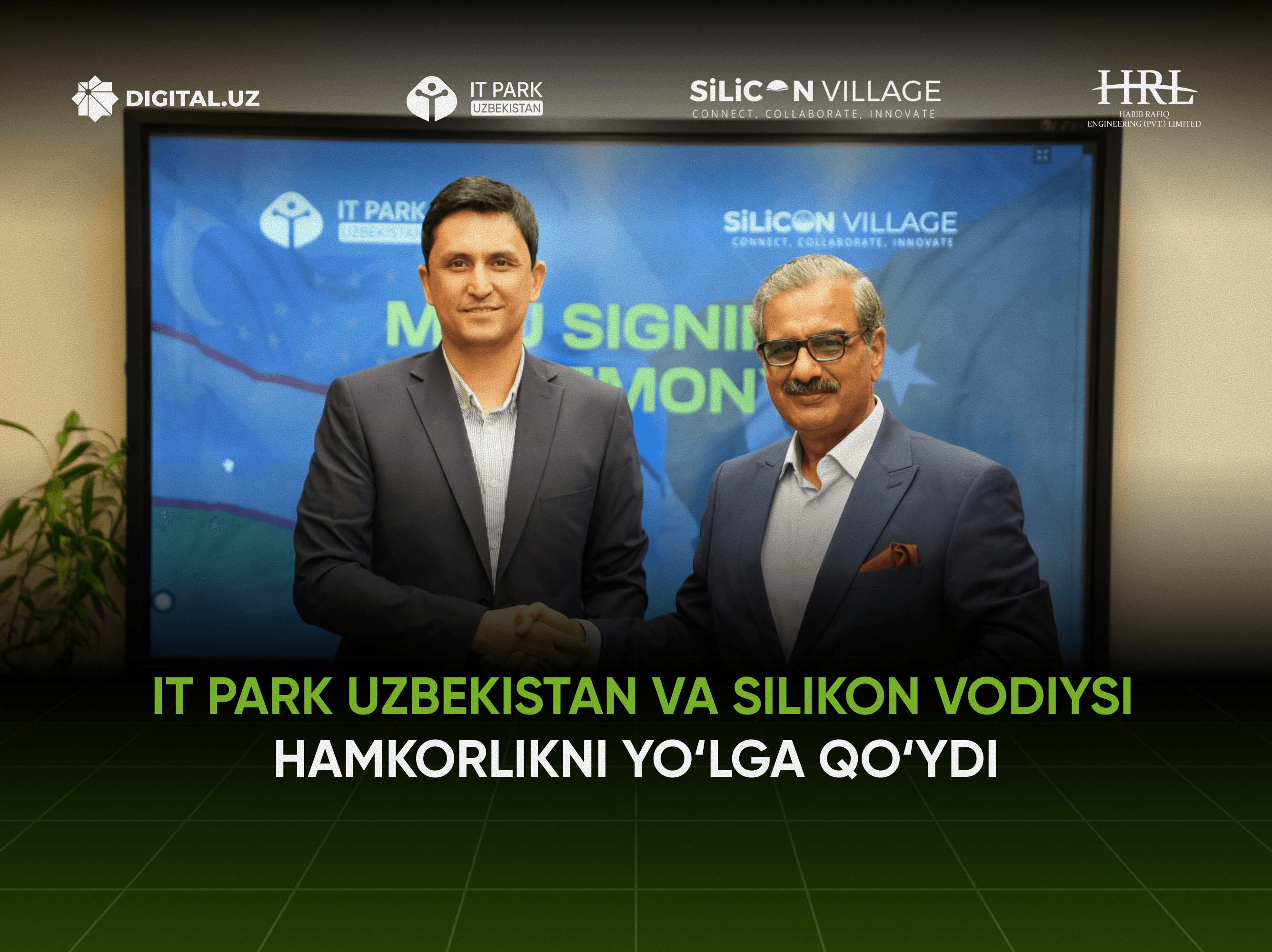 IT Park Uzbekistan and Silicon Village Sign Memorandum of Understanding