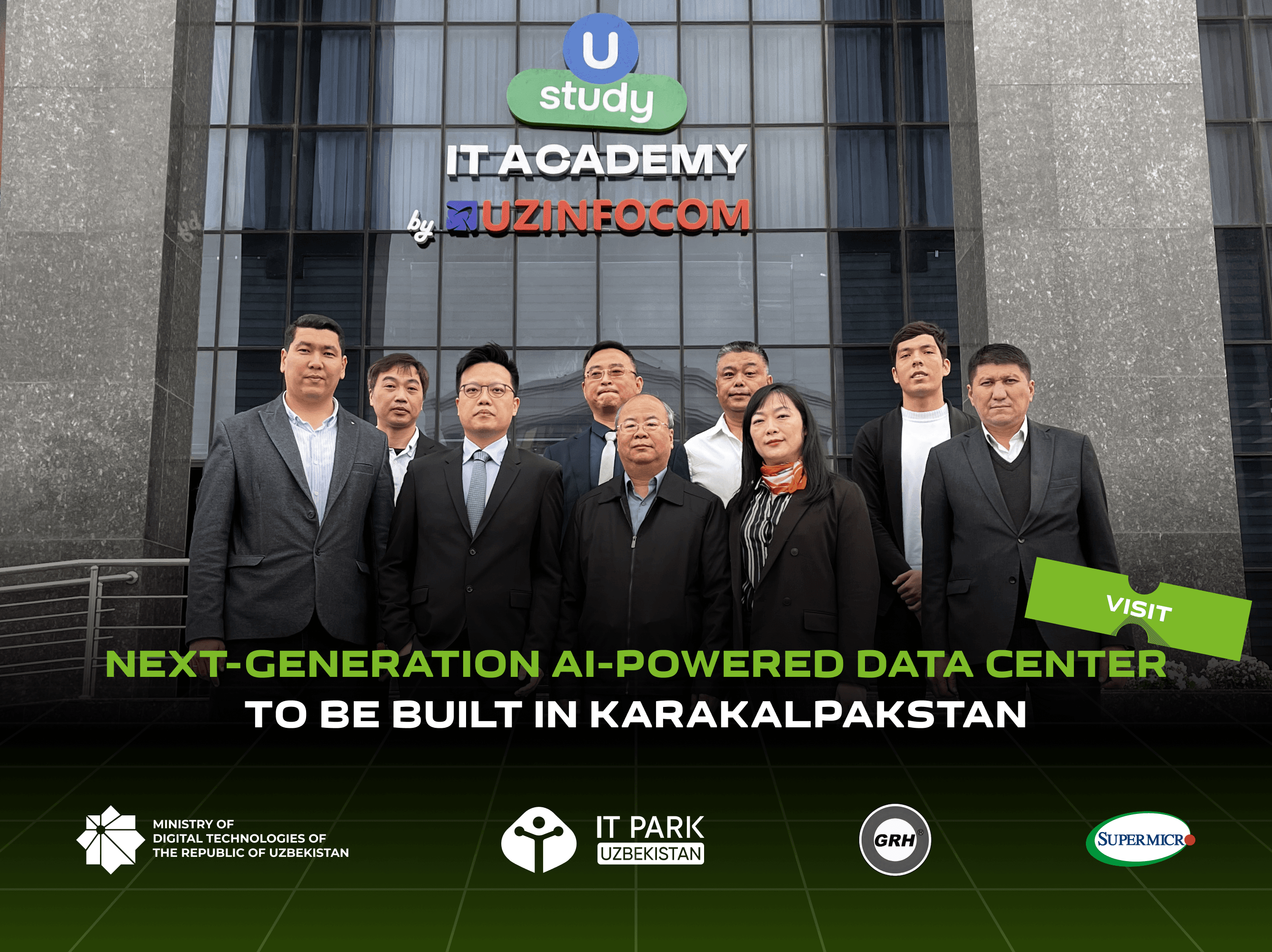 Next-generation AI-powered data center to be built in Karakalpakstan