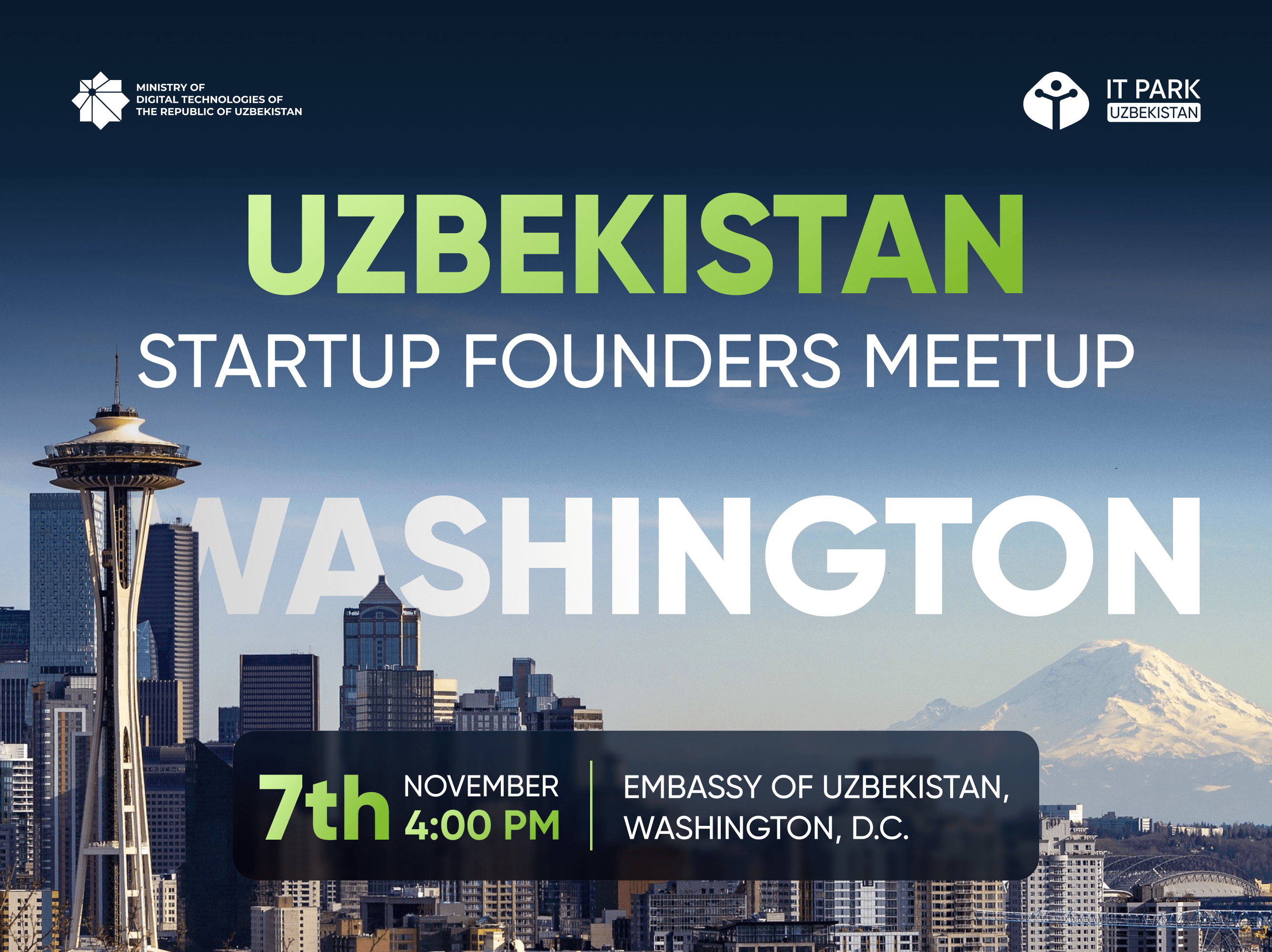 Uzbekistan Startup Founders Meetup — Washington 2025